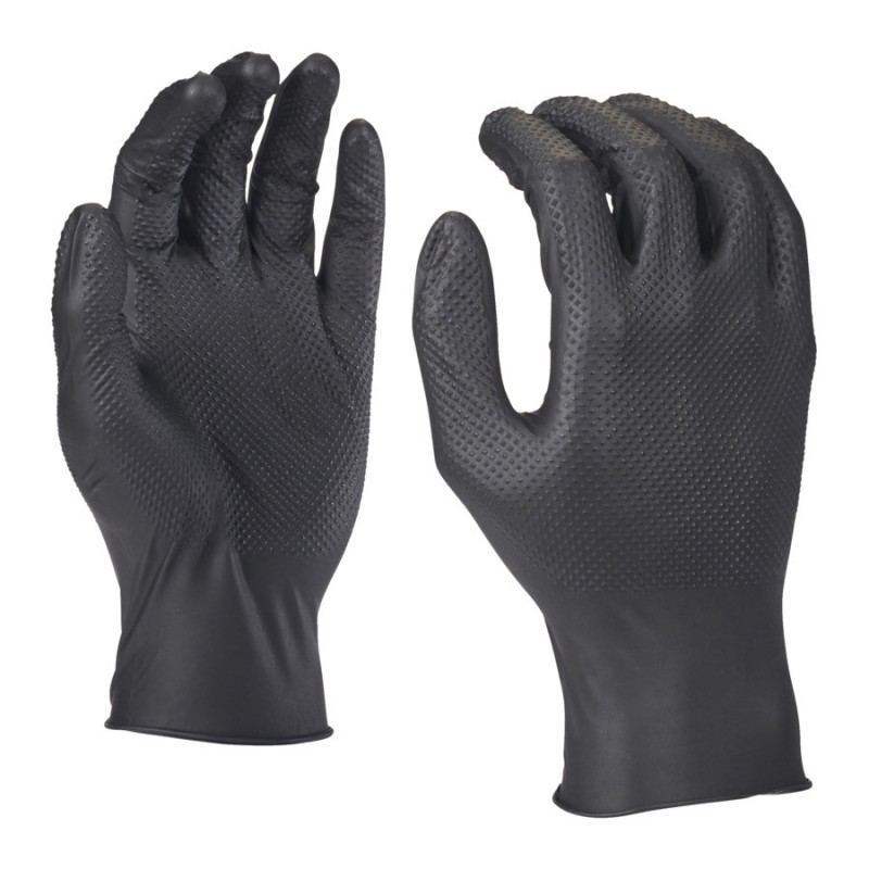 Boîte de 50 gants nitrile jetables Milwaukee taille 11/XXL_ref 4932493237