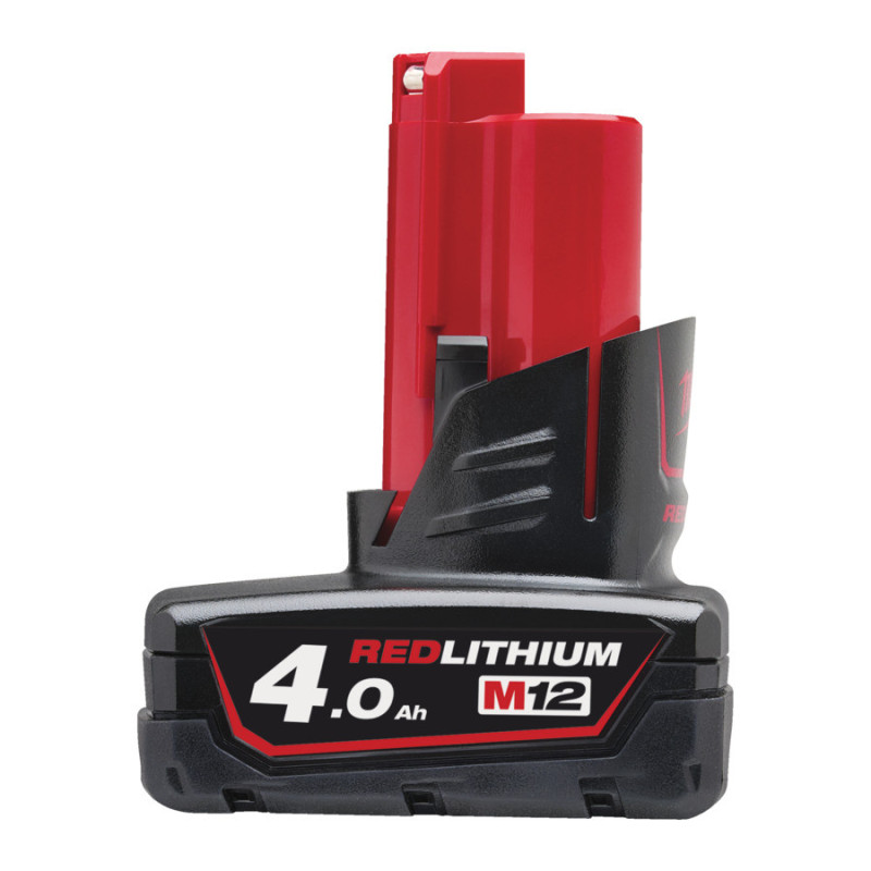 Batterie Milwaukee M12 B4 Accu Red Lithium 4.0Ah_ref 4932430065
