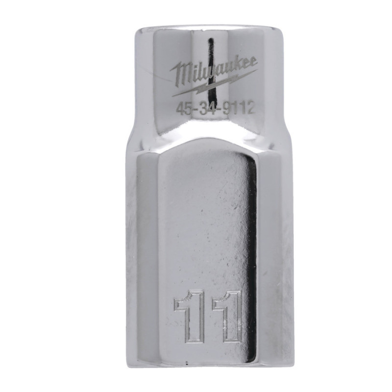 Douille à cliquet Milwaukee 1/2 Courte 11mm_ref 4932480009