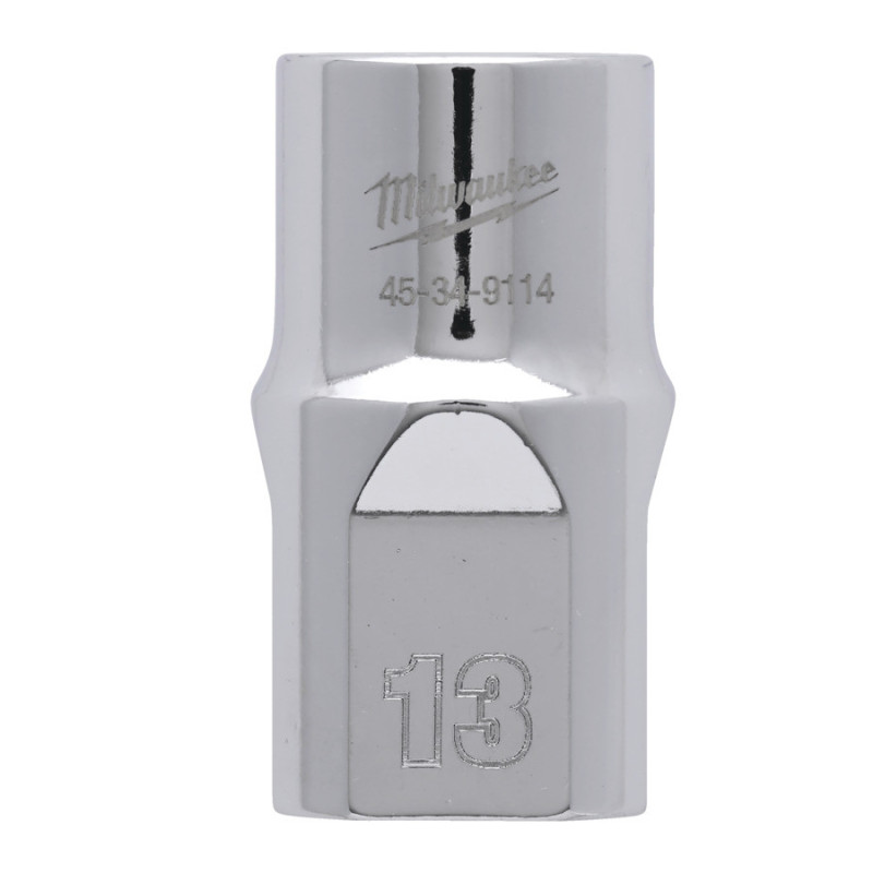 Douille à cliquet Milwaukee 1/2 Courte 13mm_ref 4932480011