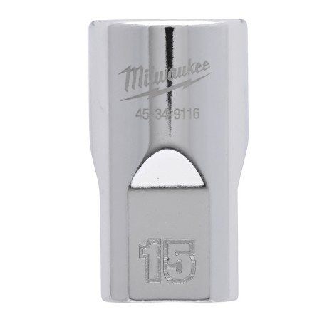 Douille à cliquet Milwaukee 1/2 Courte 15mm_ref 4932480013