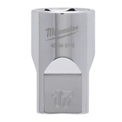 Douille à cliquet Milwaukee 1/2 Courte 17mm_ref 4932480015