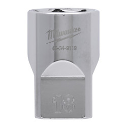Douille à cliquet Milwaukee 1/2 Courte 18mm_ref 4932480016
