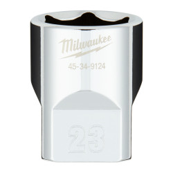 Douille à cliquet Milwaukee 1/2 Courte 23mm_ref 4932480021