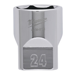 Douille à cliquet Milwaukee 1/2 Courte 24mm_ref 4932480022