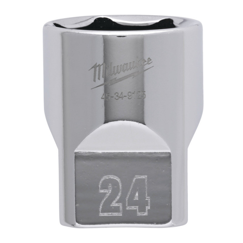 Douille à cliquet Milwaukee 1/2 Courte 24mm_ref 4932480022