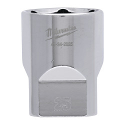 Douille à cliquet Milwaukee 1/2 Courte 25mm_ref 4932480023