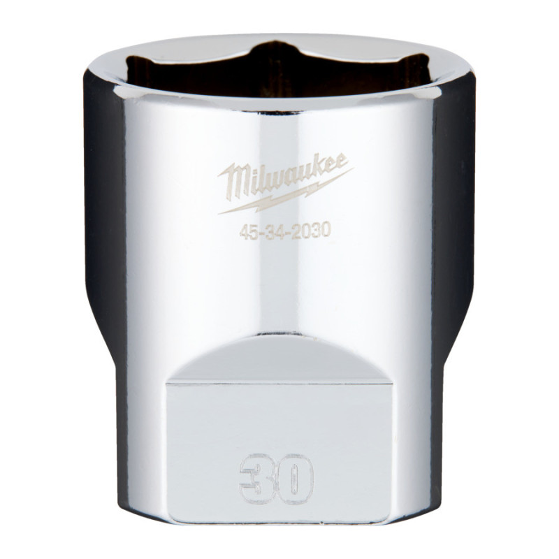 Douille à cliquet Milwaukee 1/2 Courte 30mm_ref 4932480027