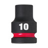 Douille Shockwave Milwaukee 1/2 Hexagonale Courte 10mm-ref 4932480304