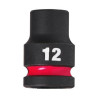 Douille Shockwave Milwaukee 1/2 Hexagonale Courte 12mm-ref 4932480306