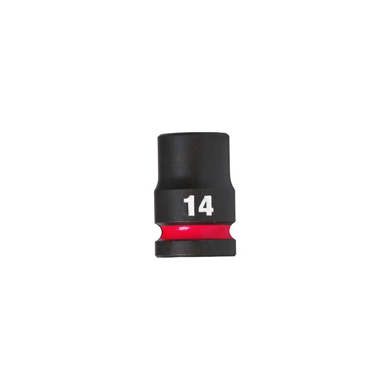 Douille Shockwave Milwaukee 1/2 Hexagonale Courte 14mm-ref 4932480308