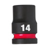 Douille Shockwave Milwaukee 1/2 Hexagonale Courte 14mm-ref 4932480308