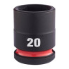 Douille Shockwave Milwaukee 1/2 Hexagonale Courte 20mm-ref 4932480314