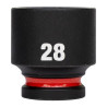 Douille Shockwave Milwaukee 1/2 Hexagonale Courte 28mm-ref 4932480322