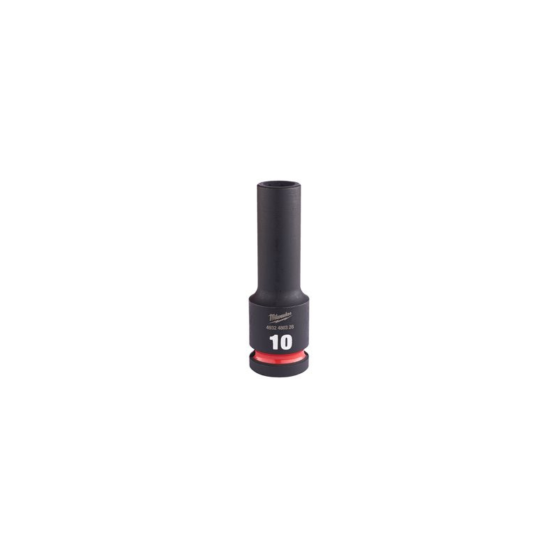 Douille Shockwave Milwaukee 1/2 hexagonale longue 10mm-ref 4932480328
