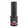 Douille Shockwave Milwaukee 1/2 hexagonale longue 12mm-ref 4932480330
