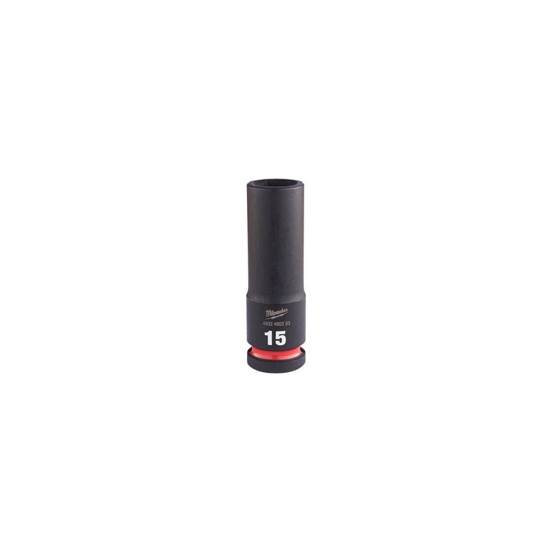 Douille Shockwave Milwaukee 1/2 hexagonale longue 15mm-ref 4932480333