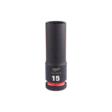Douille Shockwave Milwaukee 1/2 hexagonale longue 15mm-ref 4932480333