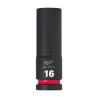 Douille Shockwave Milwaukee 1/2 hexagonale longue 16mm-ref 4932480334