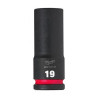 Douille Shockwave Milwaukee 1/2 hexagonale longue 19mm-ref 4932480337