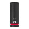 Douille Shockwave Milwaukee 1/2 hexagonale longue 20mm-ref 4932480338