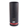 Douille Shockwave Milwaukee 1/2 hexagonale longue 21mm-ref 4932480339