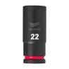 Douille Shockwave Milwaukee 1/2 hexagonale longue 22mm-ref 4932480340