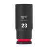 Douille Shockwave Milwaukee 1/2 hexagonale longue 23mm-ref 4932480341