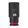 Douille Shockwave Milwaukee 1/2 hexagonale longue 25mm-ref 4932480343