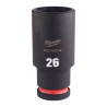 Douille Shockwave Milwaukee 1/2 hexagonale longue 26mm-ref 4932480344