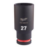 Douille Shockwave Milwaukee 1/2 hexagonale longue 27mm-ref 4932480345