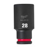 Douille Shockwave Milwaukee 1/2 hexagonale longue 28mm-ref 4932480346
