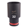 Douille Shockwave Milwaukee 1/2 hexagonale longue 32mm-ref 4932480349