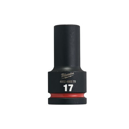 Douille Shockwave Milwaukee 3/4" hexagonale longue 17mm_ref 4932480378