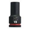 Douille Shockwave Milwaukee 3/4" hexagonale longue 19mm_ref 4932480379