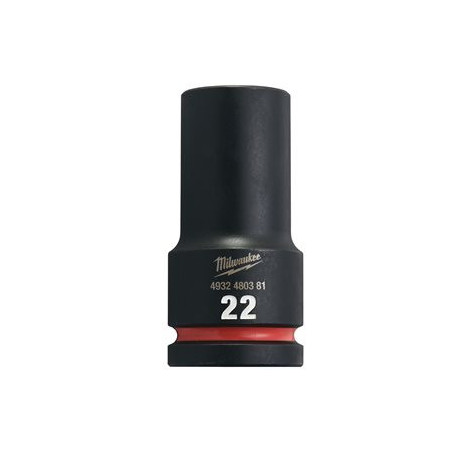 Douille Shockwave Milwaukee 3/4" hexagonale longue 22mm_ref 4932480381