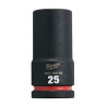 Douille Shockwave Milwaukee 3/4" hexagonale longue 25mm_ref 4932480384