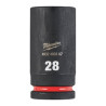 Douille Shockwave Milwaukee 3/4" hexagonale longue 28mm_ref 4932480387