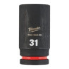 Douille Shockwave Milwaukee 3/4" hexagonale longue 31mm_ref 4932480390