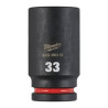 Douille Shockwave Milwaukee 3/4" hexagonale longue 33mm_ref 4932480392