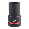 Douille Shockwave Milwaukee 1" hexagonale longue 27mm-ref 4932480424