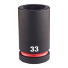 Douille Shockwave Milwaukee 1" hexagonale longue 33mm-ref 4932480427