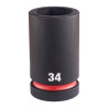 Douille Shockwave Milwaukee 1" hexagonale longue 34mm-ref 4932480428
