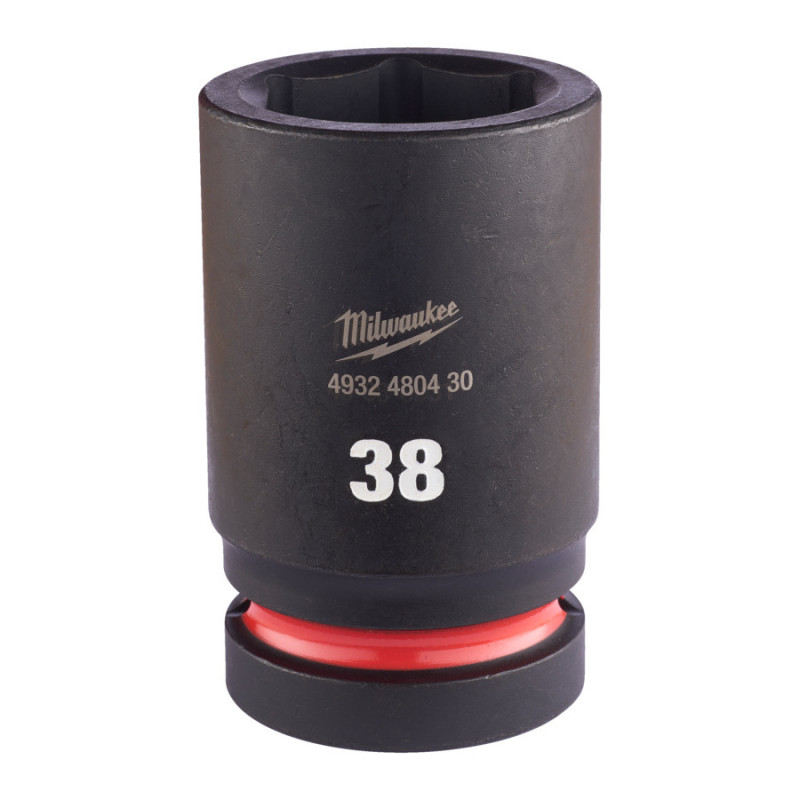 Douille Shockwave Milwaukee 1" hexagonale longue 38mm-ref 4932480430
