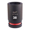 Douille Shockwave Milwaukee 1" hexagonale longue 38mm-ref 4932480430