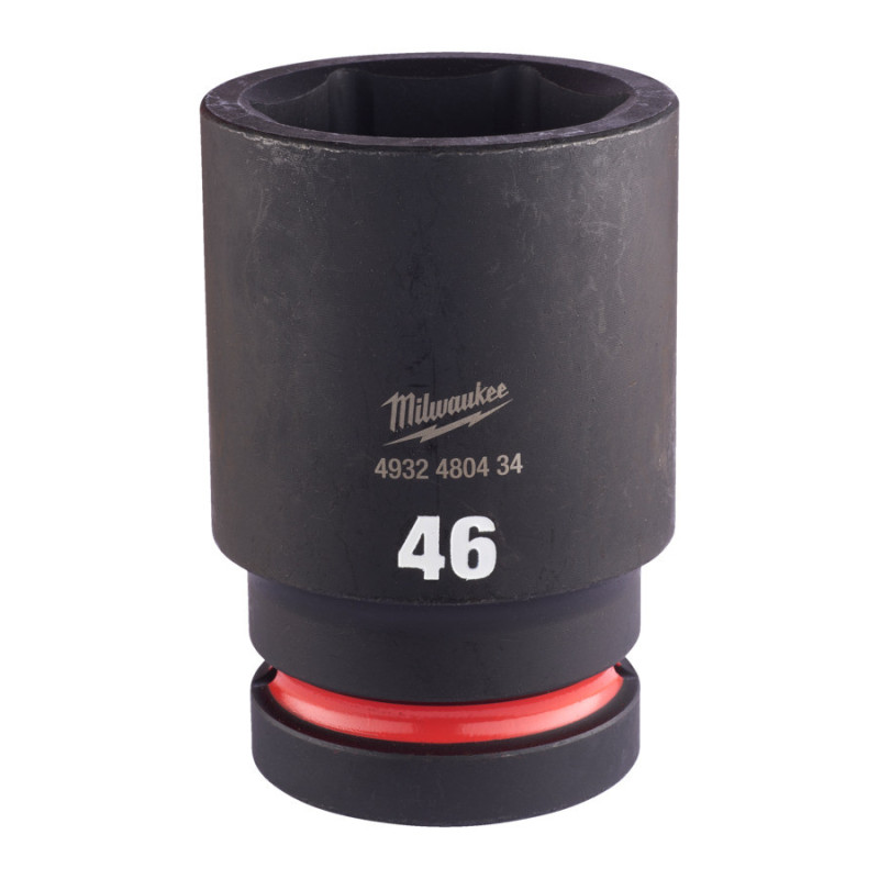 Douille Shockwave Milwaukee 1" hexagonale longue 46mm-ref 4932480434