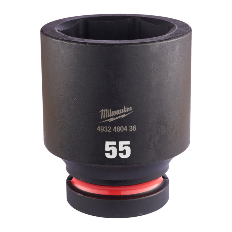 Douille Shockwave Milwaukee 1" hexagonale longue 55mm-ref 4932480436