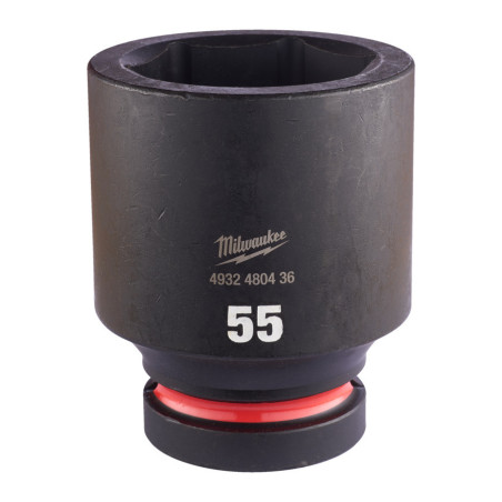 Douille Shockwave Milwaukee 1" hexagonale longue 55mm-ref 4932480436