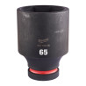 Douille Shockwave Milwaukee 1" hexagonale longue 65mm-ref 4932480438