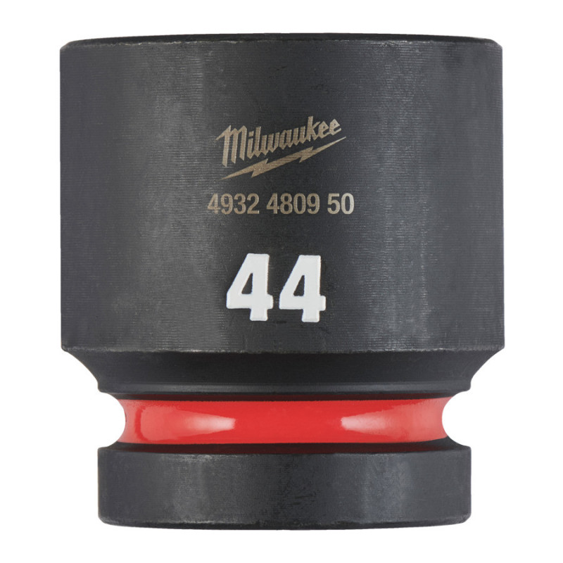 Douille Shockwave Milwaukee 1" Hexagonale Courte 44mm-ref 4932480950